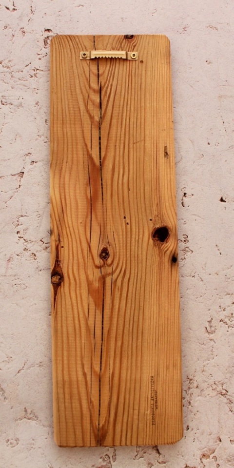 Deska Retro Anioł w dmuchawcach dł.40cm x szer. 12 cm