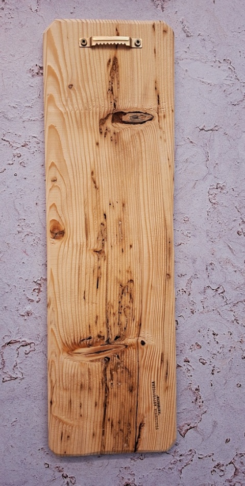 Deska Retro Anioł w makach nr 7 dł.40cmxszer.12cm