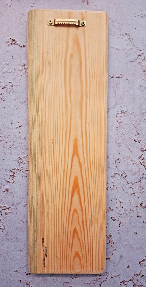 Deska Retro Anioł w makach nr 8 dł.40cm x szer.12 cm