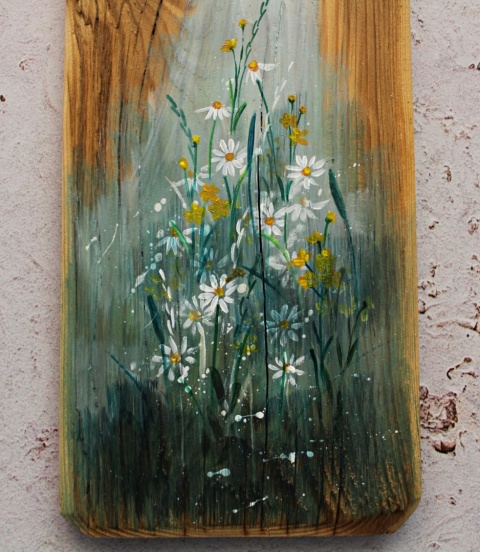 Deska Retro Anioł z kotem nr 3 dł. 40cm x 12cm Deska Retro Anioł z kotem nr 3 dł. 40cm x 12cm