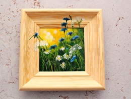 Obraz na płótnie Chabry - 24,5 cm x 24,5 cm