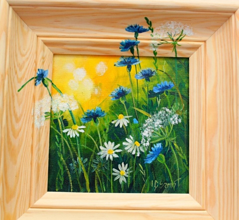 Obraz na płótnie Chabry - 24,5 cm x 24,5 cm Obraz na płótnie Chabry - 24,5 cm x 24,5 cm